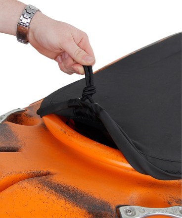 NRS Super Stretch Neoprene Cockpit Cover Cover Detail (Black)