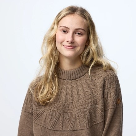 Fjallraven Ovik Solid Jacquard Knit Sweater - Women's 4