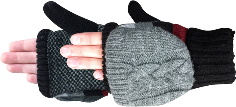 Convertible Mittens Head Thermal Gloves TrailHeads Mens Running