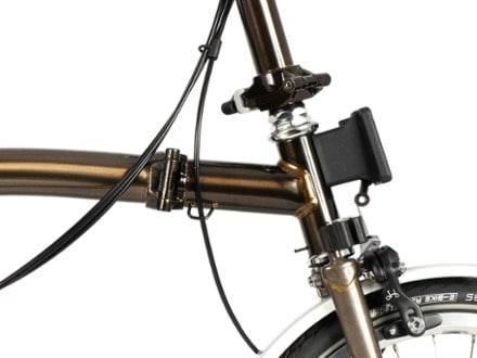 Brompton C Line Explore Folding Bike - Mid - Black Lacquer 6