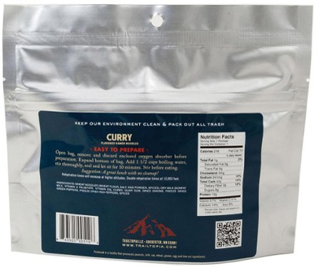 Trailtopia Curry Ramen Noodles - 1 Serving 1