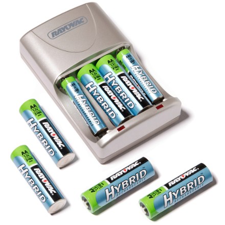 Rayovac Hybrid Battery Charger w/ 6 AA 2 AAA Batteries REI Coop