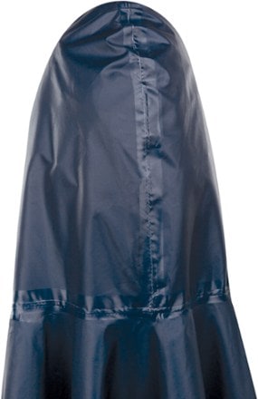 Outdoor Products Backpacker Poncho Back view (Navy)