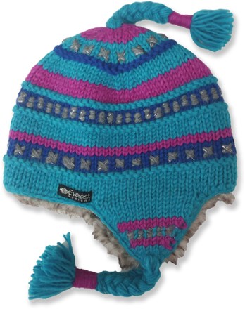 Everest Designs Stripe Fur Lined Hat Girls' REI Coop