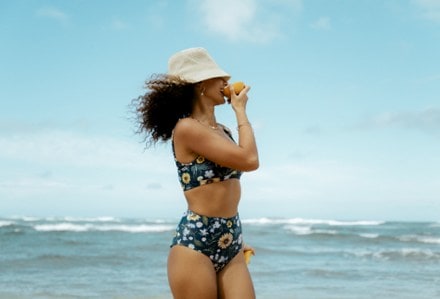 SEPTEMBER Lucky Surf Bikini Swimsuit Bottoms - Women's 8