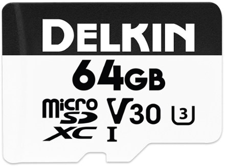 Delkin Devices UHS-I microSDXC Preferred Outdoor Memory Card with SD Adapter - 64GB 1