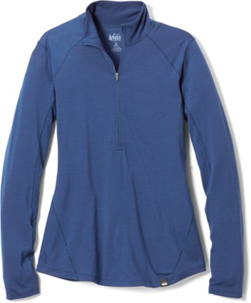 REI Coop Merino Midweight HalfZip Base Layer Top Women's REI Coop