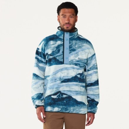 Columbia Helvetia II Printed Half-Snap Fleece Pullover - Men's 1