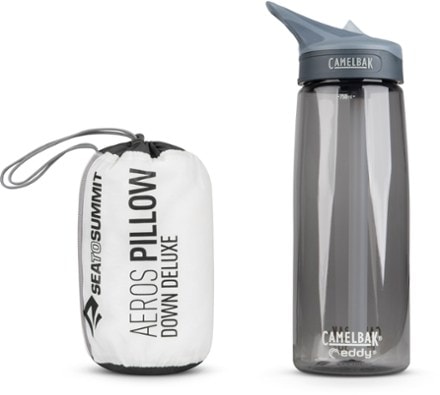 Sea to Summit Aeros Down Pillow Water bottle sold separately (Deluxe)