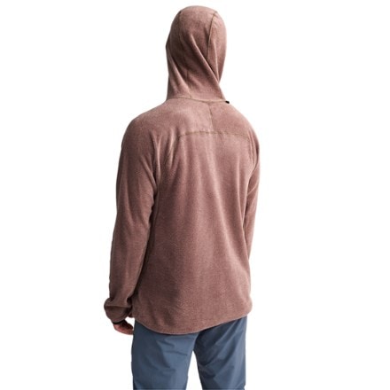 Mountain Hardwear AirMesh Long-Sleeve Hoody - Men's Reversible: brushed backer side out (WILD TAUPE)