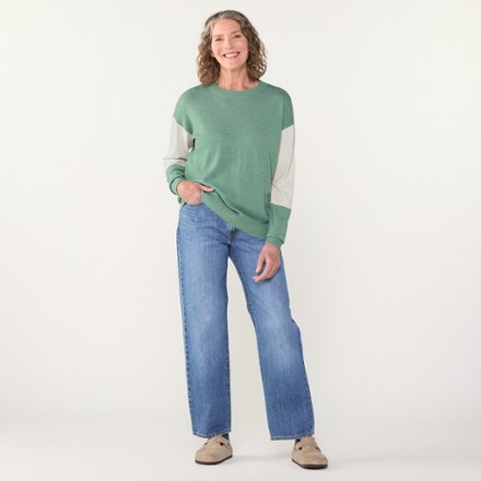 Smartwool Edgewood Colorblock Crew Sweater - Women's 4