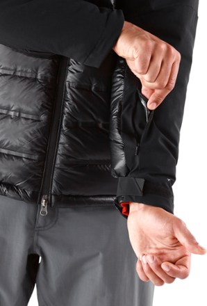 men's heatzone 1000 turbodown hooded jacket