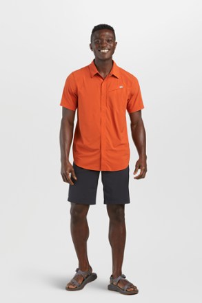 OSHMIA REI オオシマレイ　Crew Neck Short P/O Outdoor Research Astroman Sun Shirt - Men's | REI Co-op