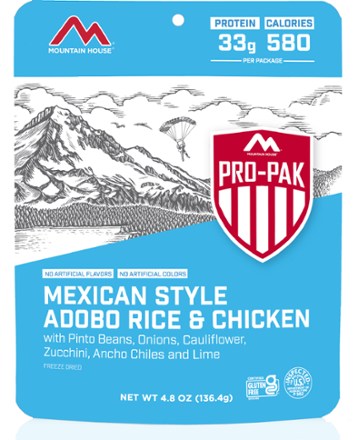 Mountain House Mexican Style Adobo Rice and Chicken Pro-Pak - 1 Serving 0