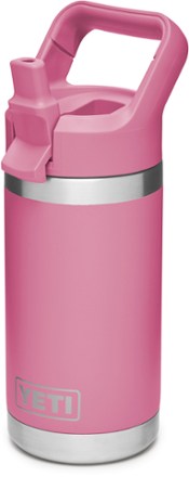 YETI Rambler Jr. 12 oz Kids Bottle, with Straw Cap, Harbor Pink 