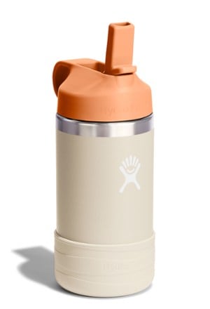 Hydro Flask Kids' Wide-Mouth Vacuum Water Bottle with Straw Cap and Bottle Boot - 12 fl. oz. 1