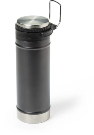 Stanley Perfect-Brew Travel French Press Vacuum Mug Back view (Charcoal Glow)