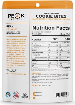 PEAK REFUEL Peanut Butter Chocolate Chip Cookie Bites 1