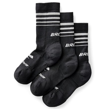 Brooks Run-In Crew Socks - 3 Pairs 0