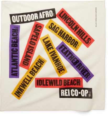 Outdoor Afro + REI Co-op Bandana 4
