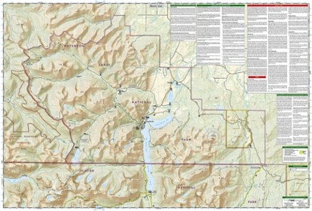 National Geographic Many Glacier: Glacier and Waterton Lakes National Parks Topographic Map 2
