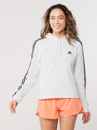 adidas 3-Stripes Crop Hoodie - Women's 1