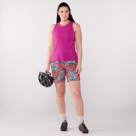 SHREDLY Limitless Stretch Waistband High-Rise Bike Shorts - Women's 4