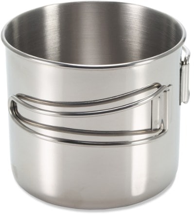 GSI Outdoors Glacier Stainless Bottle Cup/Pot stowed away