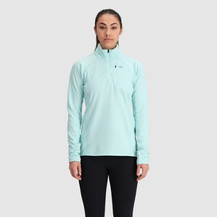 Outdoor Research Vigor Grid Fleece Quarter-Zip Pullover - Women's 1