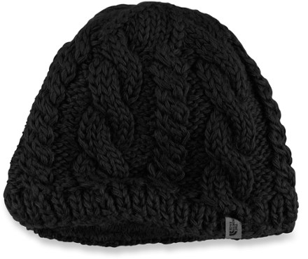 the north face women's fuzzy cable beanie