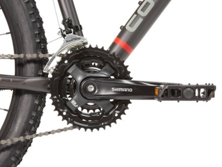 Co-op Cycles DRT 1.1 Mountain Bike Wide-range 3x Shimano crankset (Pirate Black)