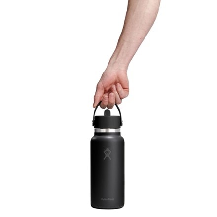 Hydro Flask Wide-Mouth Vacuum Water Bottle with Flex Straw Cap - 32 fl. oz. 2