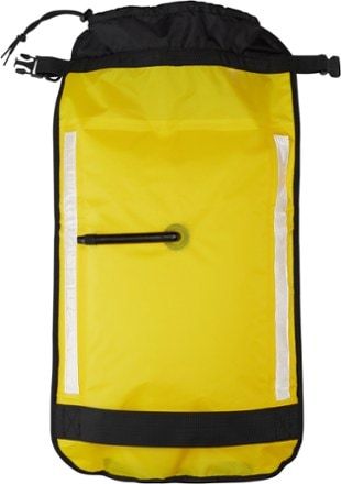 NRS Sea Kayak Paddle Float Back view (Yellow)
