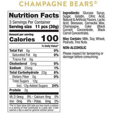 Sugarfina Champagne Bears Small Candy Cube 3