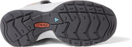 KEEN Astoria West Sandals - Women's Sole view (Grey/Coral)