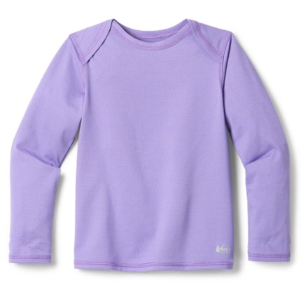 REI Co-op Midweight Base Layer Crew - Toddlers' Purple 12 Mo