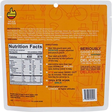 GOOD TO-GO Pad Thai - 2 Servings 1