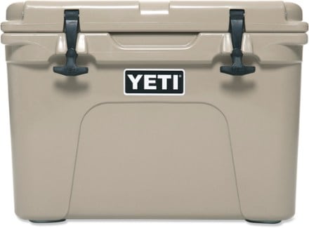 YETI Tundra 35 Cooler Front View (Tan)