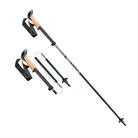Leki Makalu Cork FX TA Trekking Poles - Pair 1
