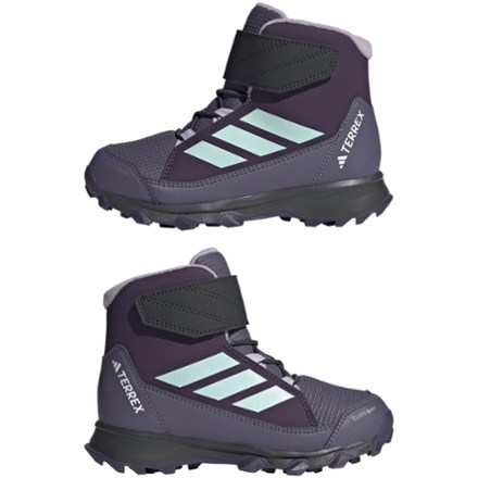 Terrex Snow CF CLIMAWARM Winter Hiking Boots Kids Aurora  Plum/Aqua/Powder Plum 11 Kids