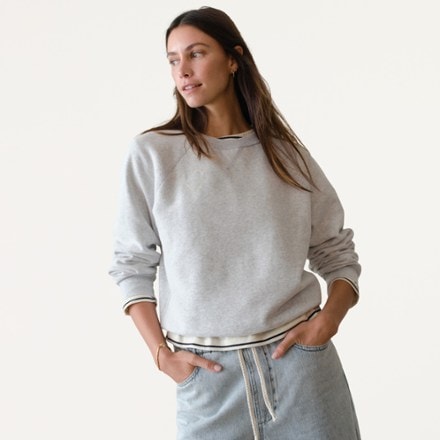 Marine Layer Cloud 9 Fleece Reversible Crewneck Sweatshirt - Women's 3