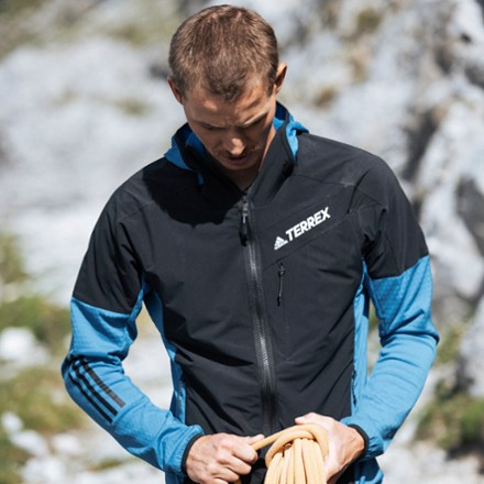 adidas Techrock Flooce Hooded Wind Jacket - Men's 9