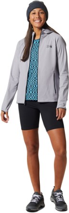 Mountain Hardwear Mountain Stretch High-Rise Short Tights - Women's 2