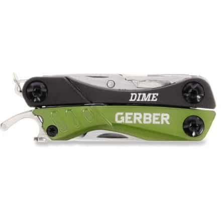 Gerber Dime Keychain Multi-tool Closed (Green)