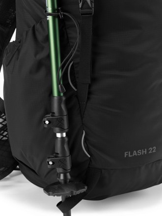 REI Co-op Flash 22 Pack Trekking pole attachments