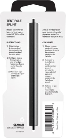 Gear Aid Tent Pole Splint 2