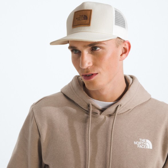 On Body Image of color White Dune/Leather Patch