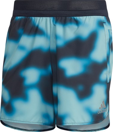 adidas Run Icons Logo Graphic AOP Shorts - Men's 0