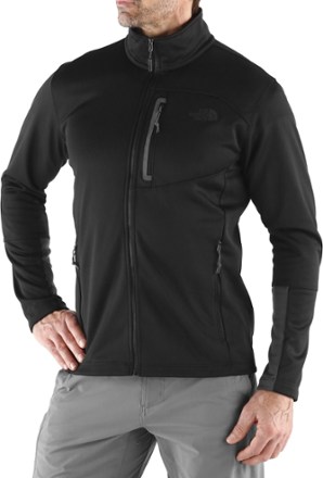 men's the north face canyonlands full zip black