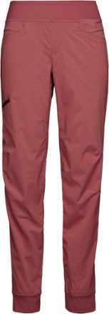 Red Diamante Cross Straight Leg Track Pants